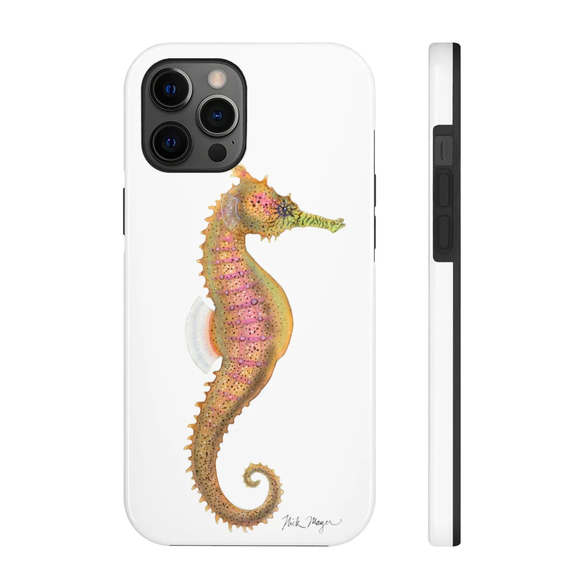 Pink Seahorse Phone Case (iPhone)