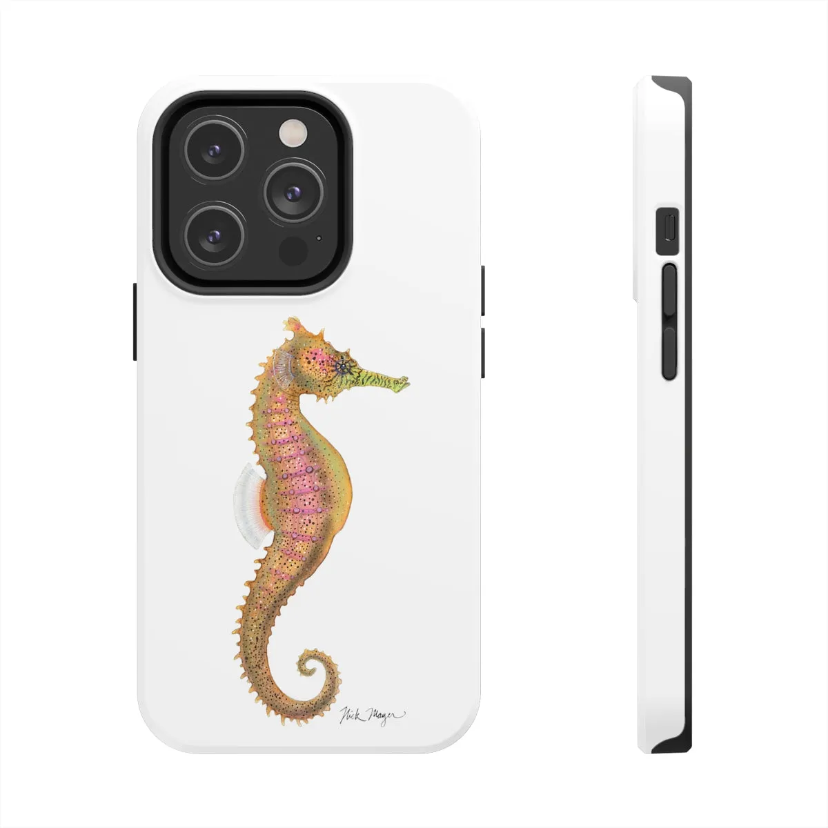 Pink Seahorse Phone Case (iPhone)