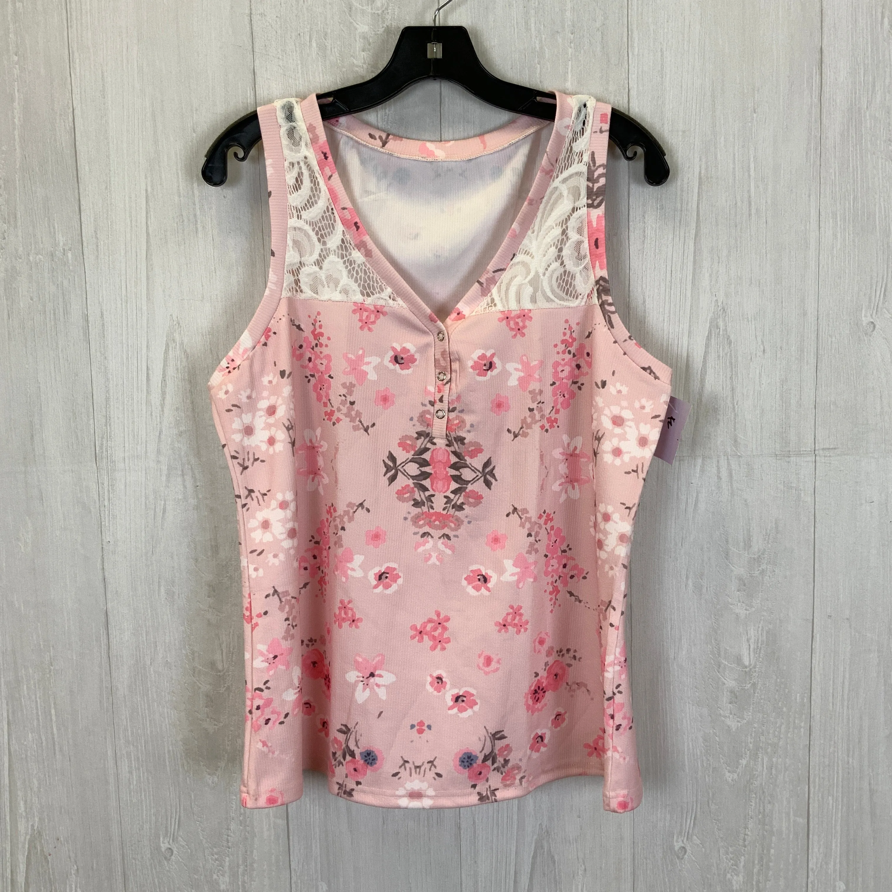 Pink Tank Top Clothes Mentor, Size Xl