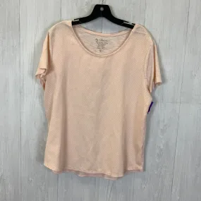 Pink Top Short Sleeve Chicos, Size 2x