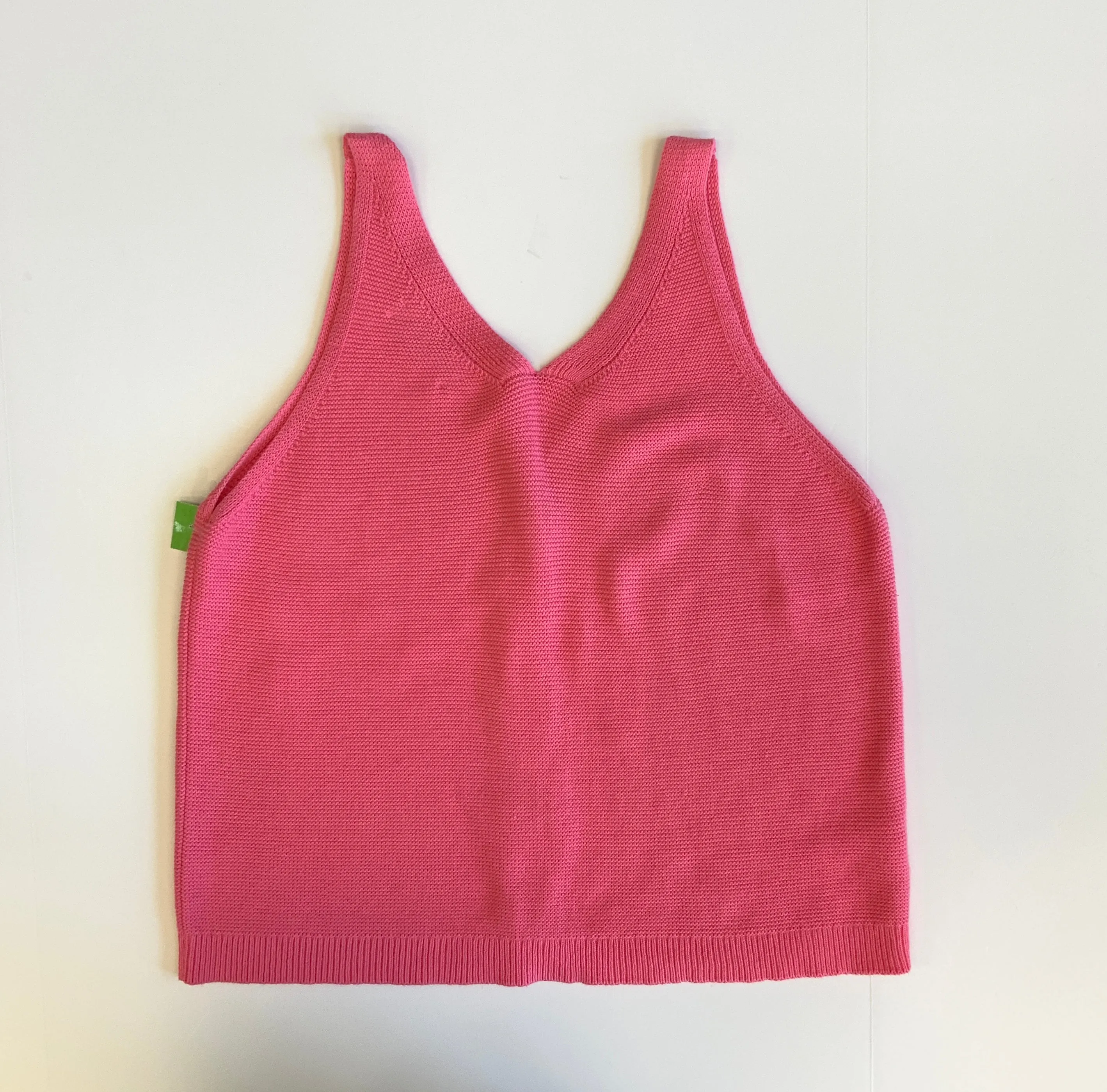 Pink Top Sleeveless Loft, Size Xl