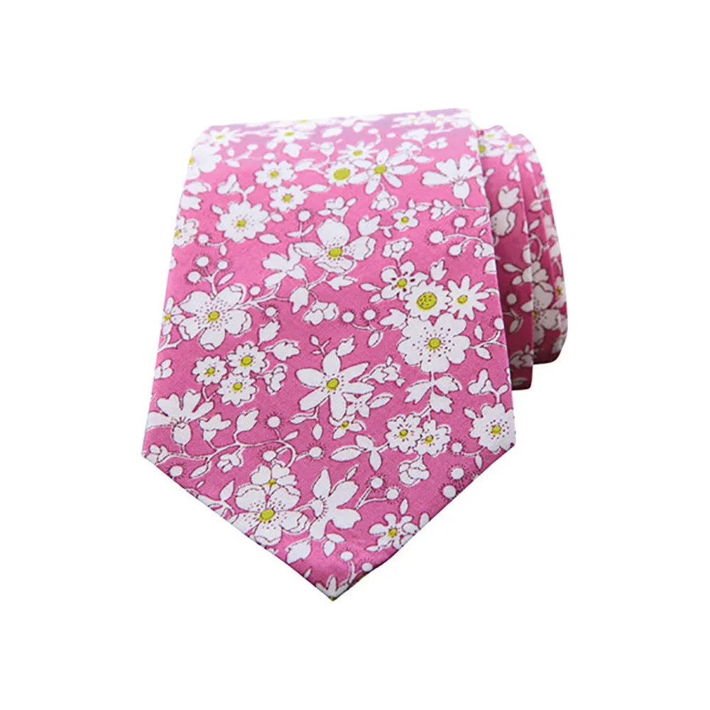 Prepster Tie Pink Floral