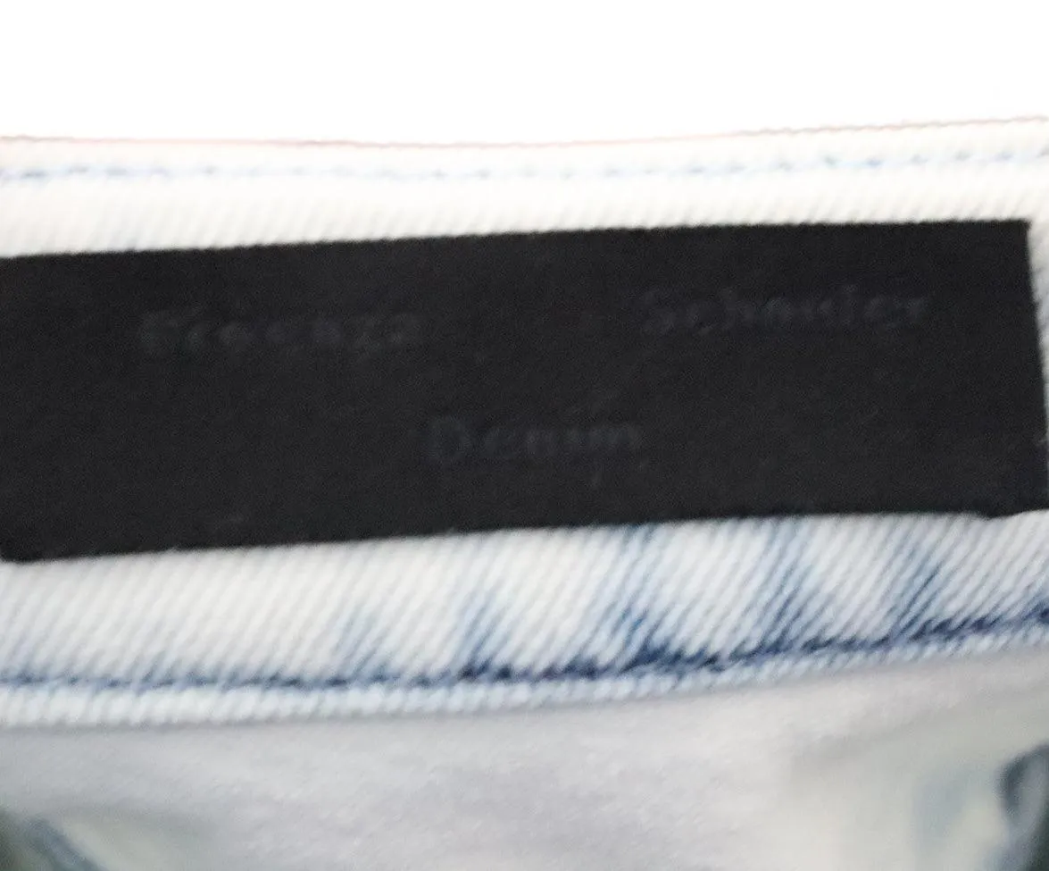 Proenza Schouler Acid Wash Denim Pants sz 6