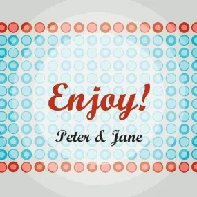 "Enjoy!" Favor - Place Cards (Pack of 1)