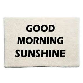 "GOOD MORNING SUNSHINE" BATHMAT