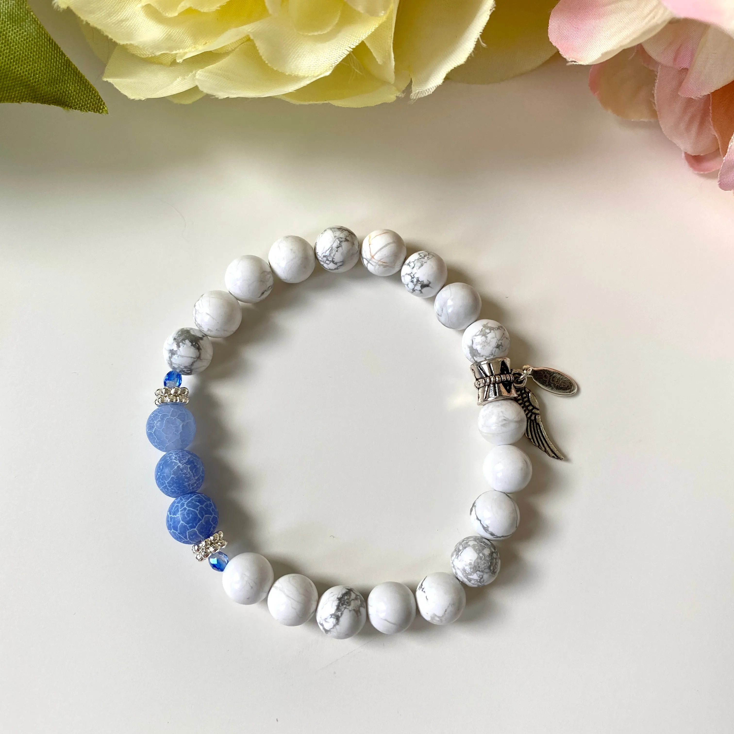 "In Peace" Bracelet - Blue