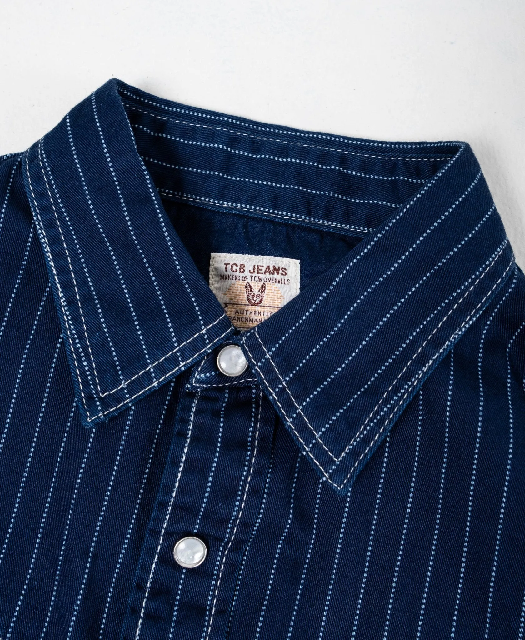 Ranchman Shirt Blue Wabash