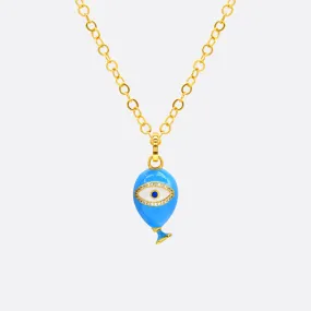 Sahi London Age of Innocence Blue Eye Adjustable Necklace