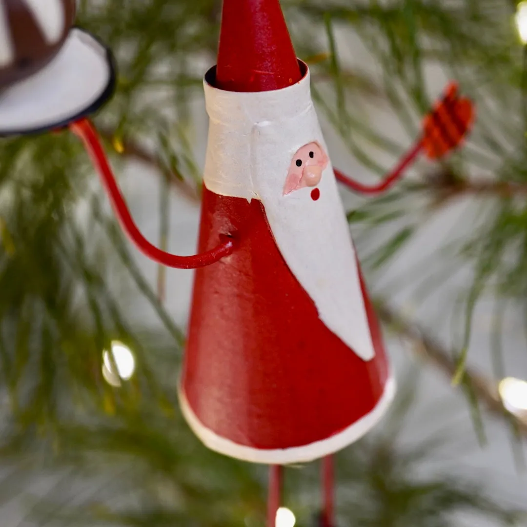 Santa with Christmas Pudding