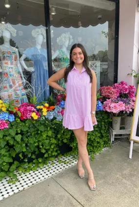 Santorini Romper Dress - Pink