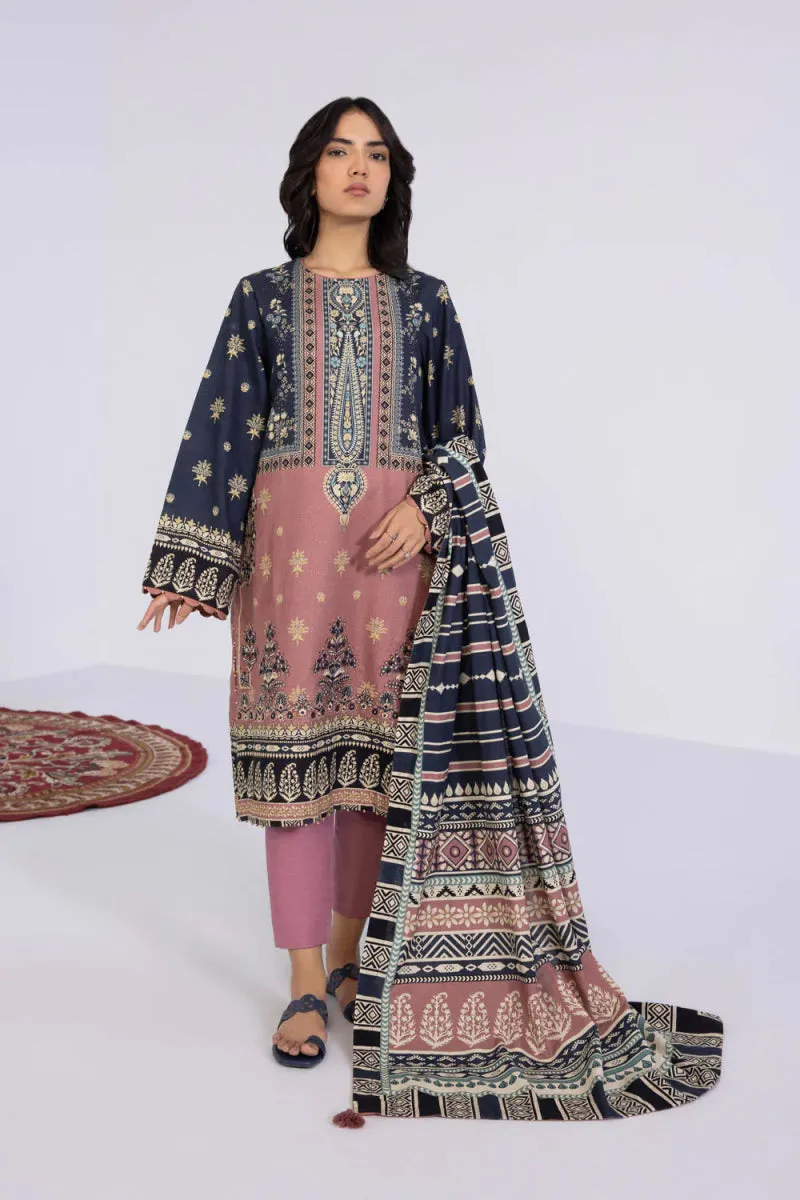 Sapphire Embroidered Khaddar 3 Piece Suit SAP112