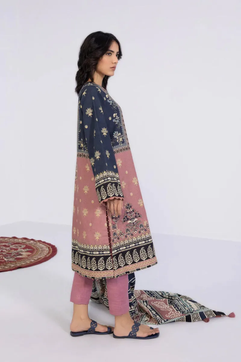 Sapphire Embroidered Khaddar 3 Piece Suit SAP112