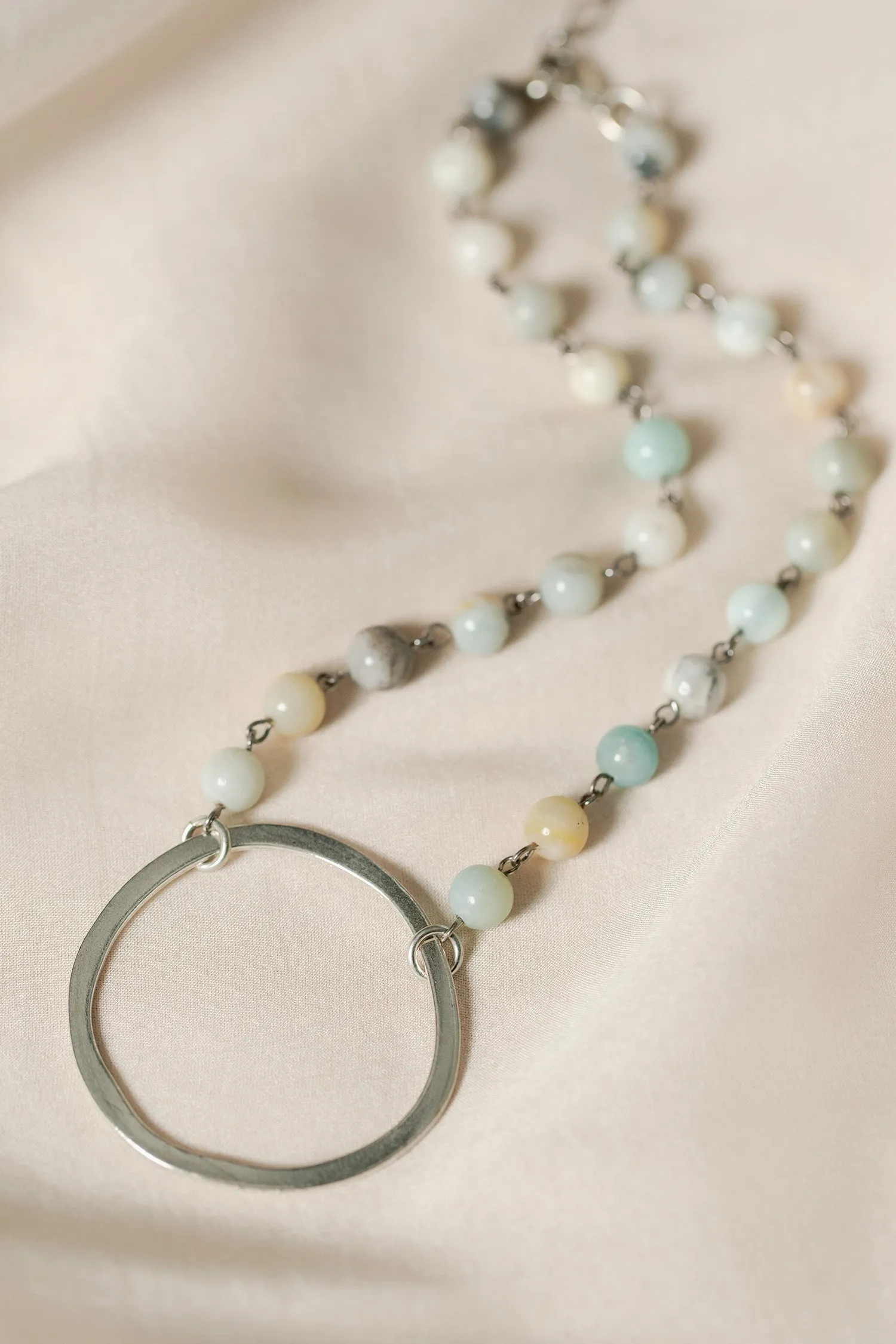 Selena Circle Beaded Necklace