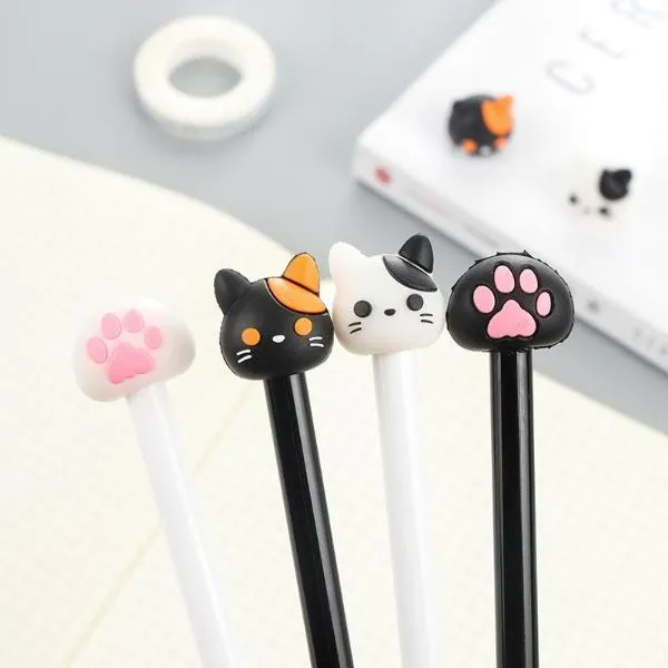 Set of 4 Pawsome Gel Pens