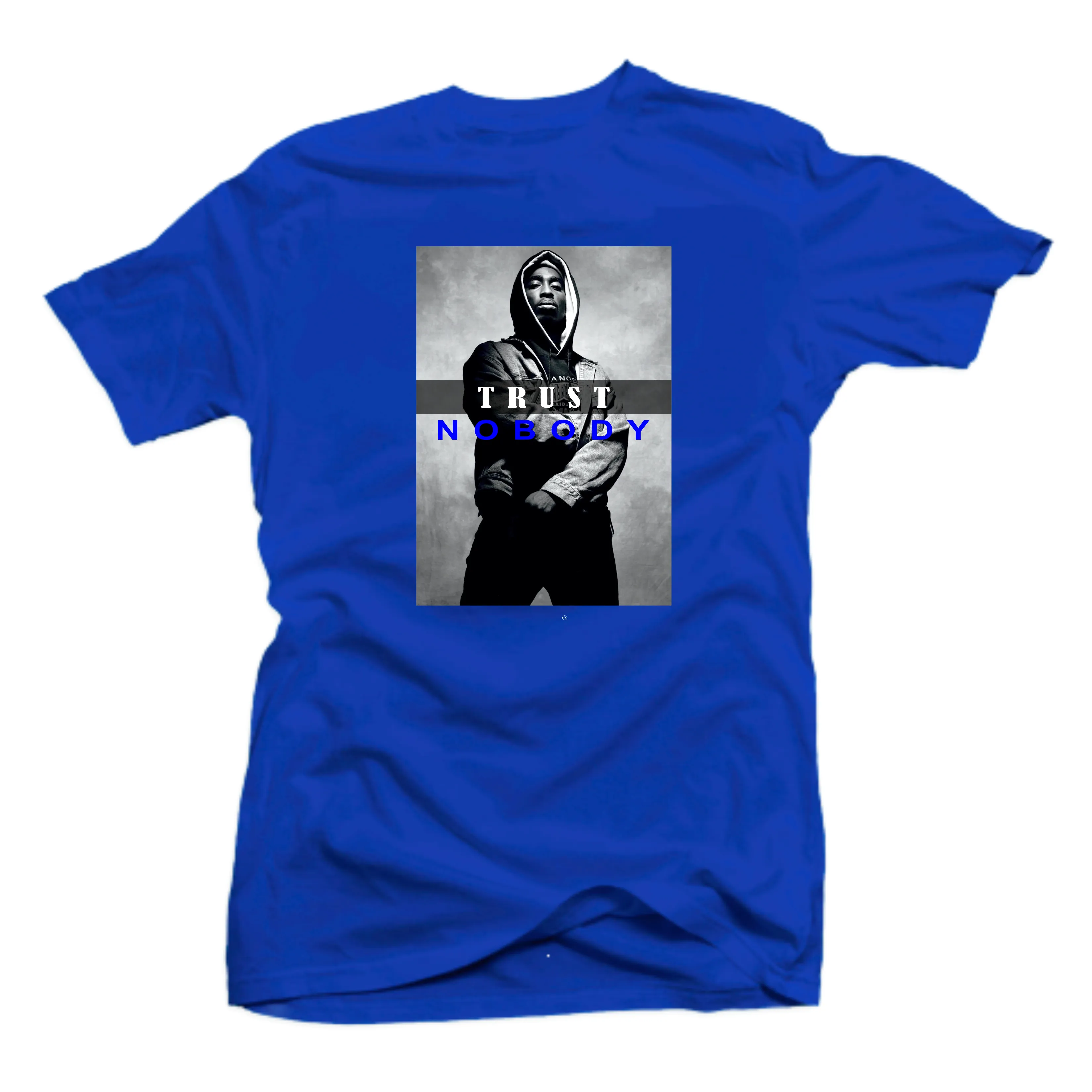 Shirt to Match Jordan 5 Racer Blue Sneakers-Trust No Boby Tees