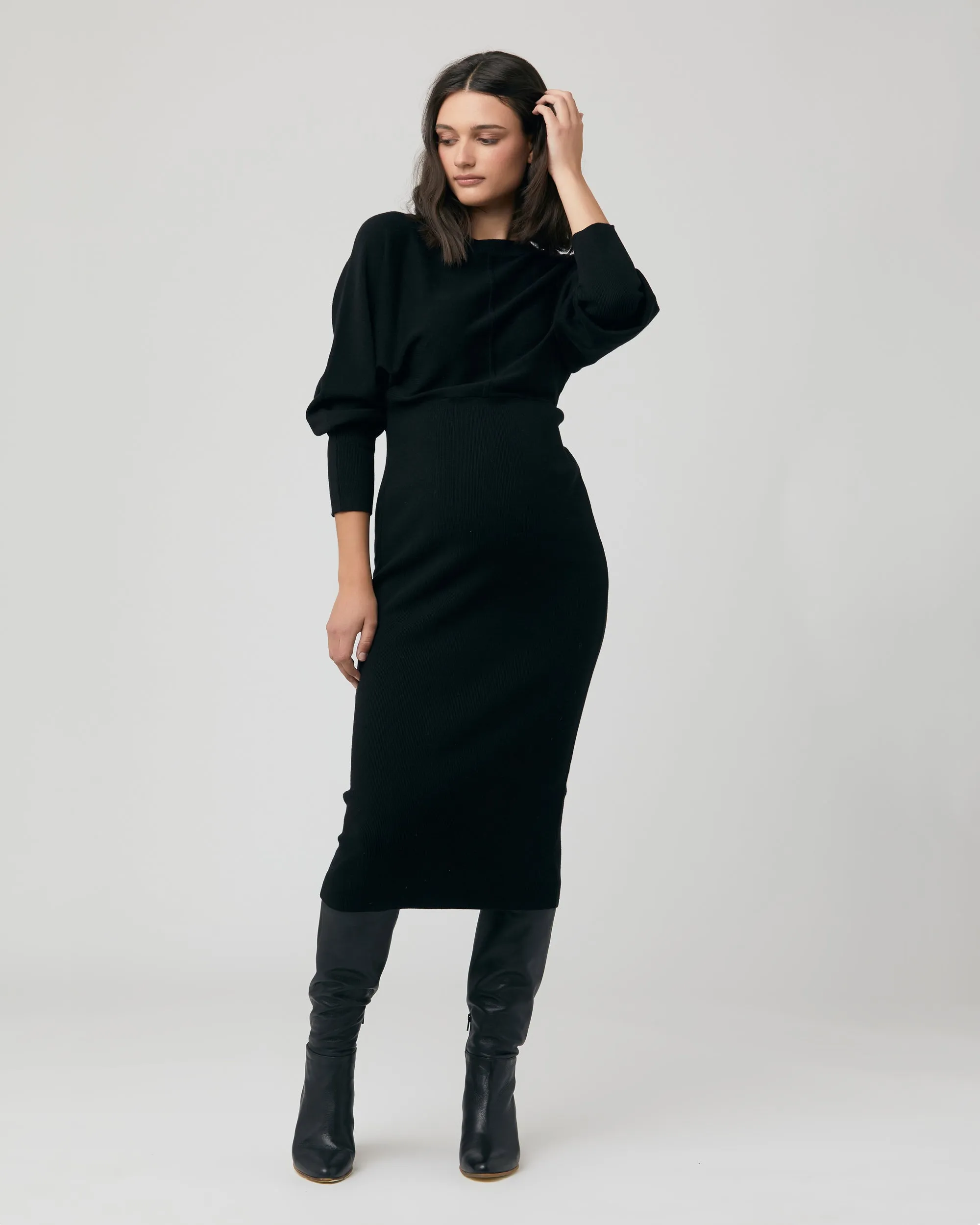 Sloan Bell Sleeve Knit Dress