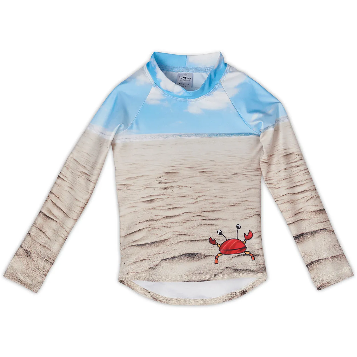 Sunny Crab 2-pc Rash Guard Set UPF 50  for Boys