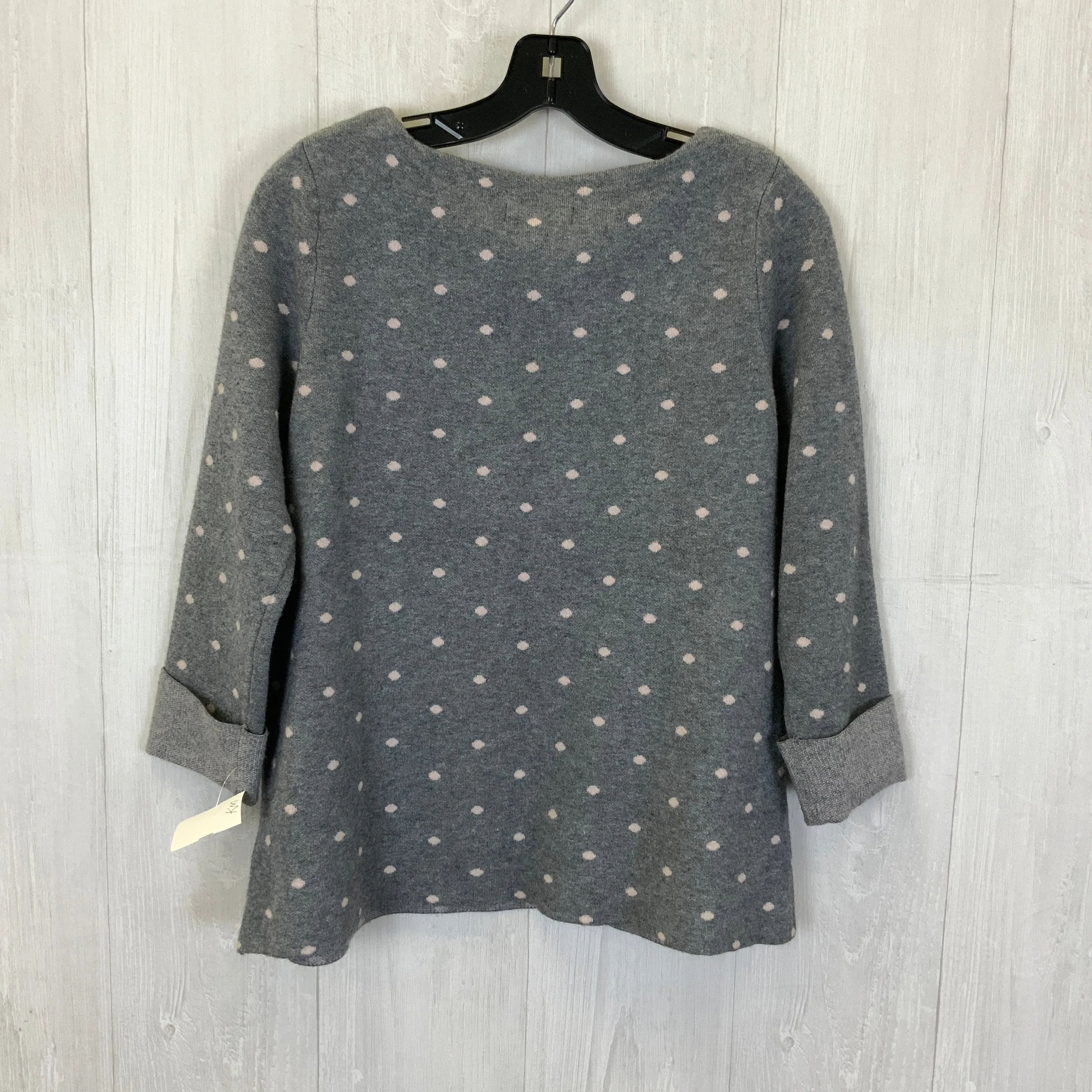 Sweater By Cynthia Rowley In Grey & Pink, Size: M