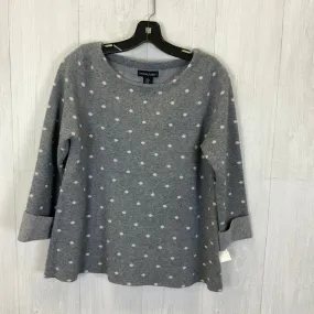 Sweater By Cynthia Rowley In Grey & Pink, Size: M