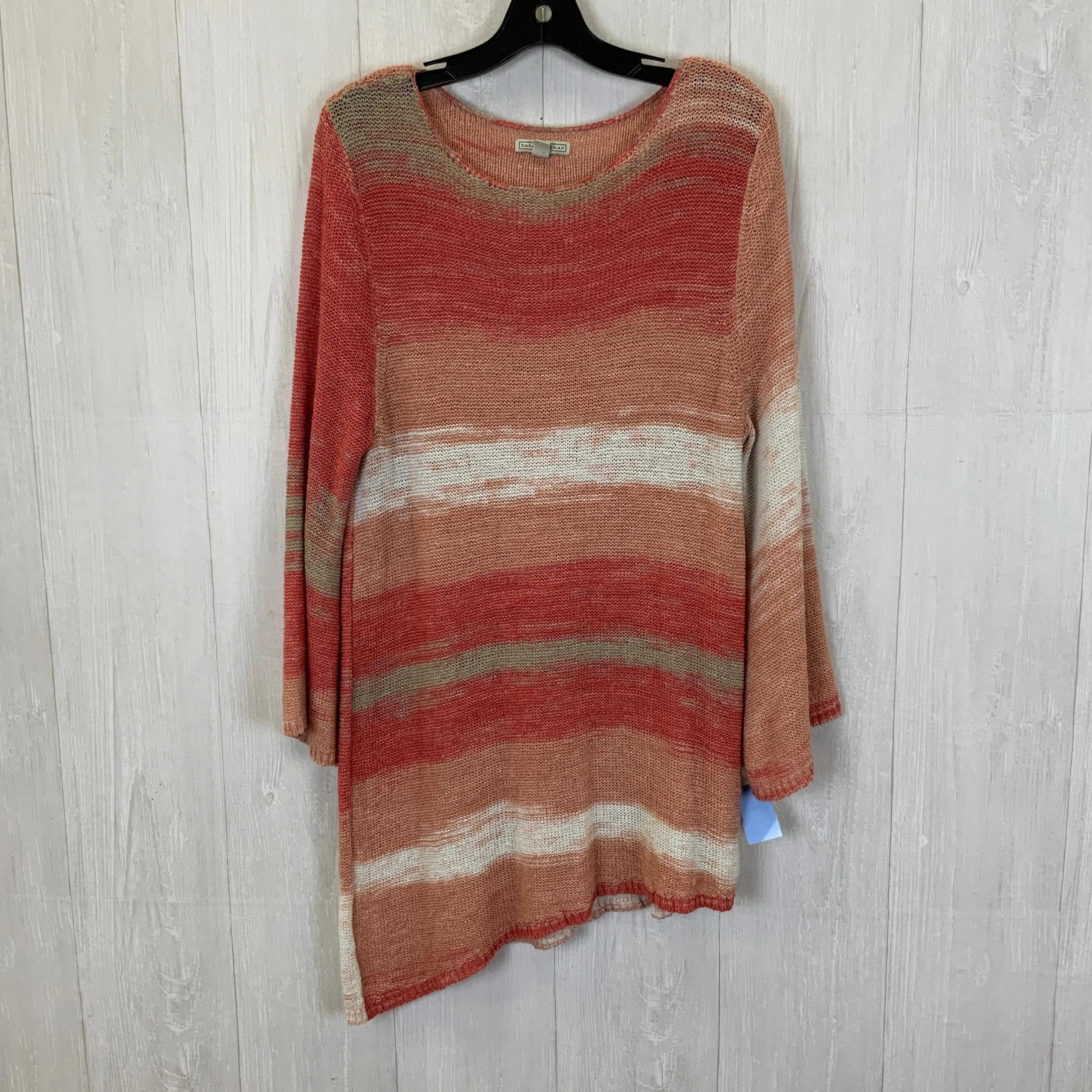 Sweater By Dana Buchman In Pink, Size: L