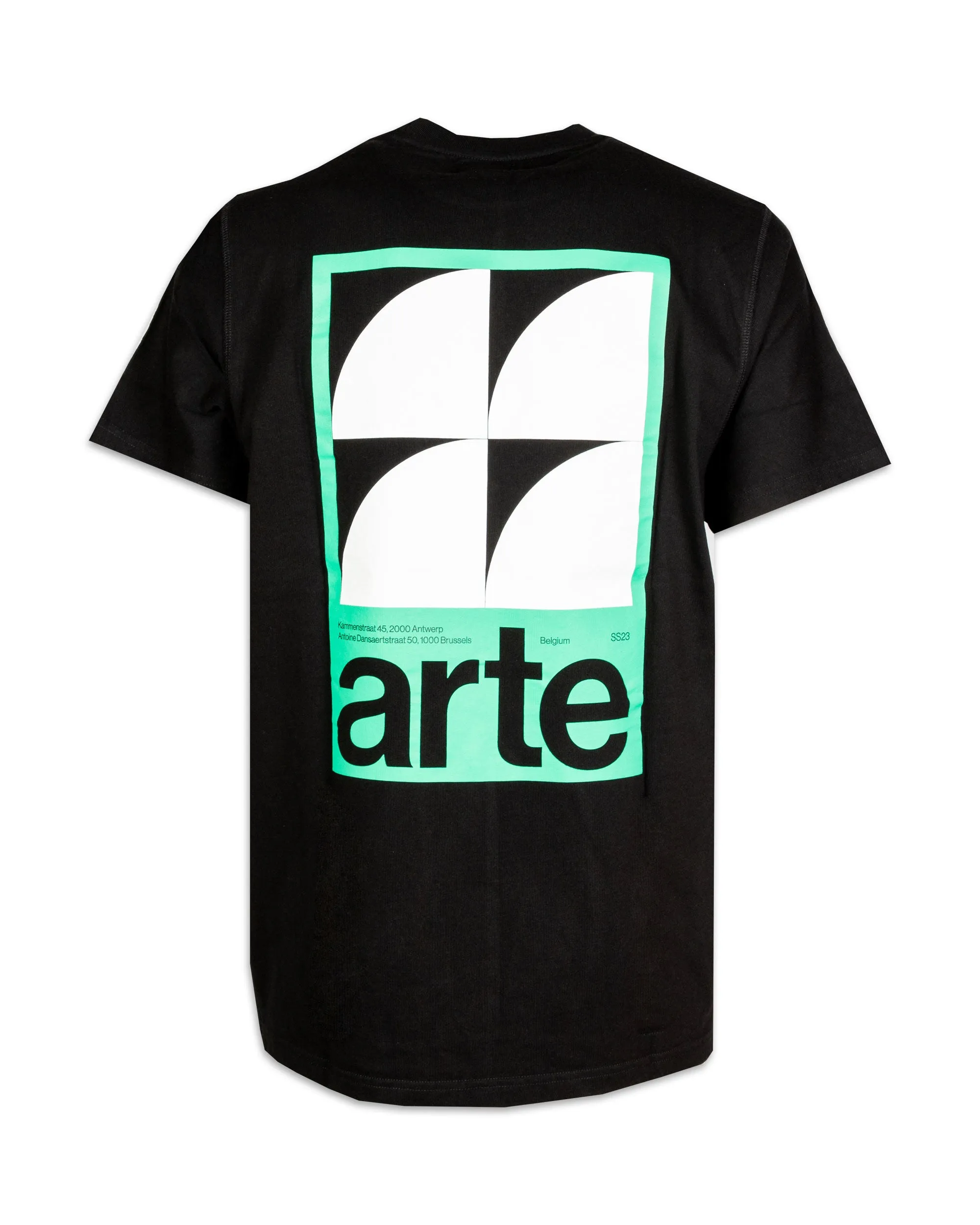 T-Shirt Uomo Arte Antwerp Back Print Black