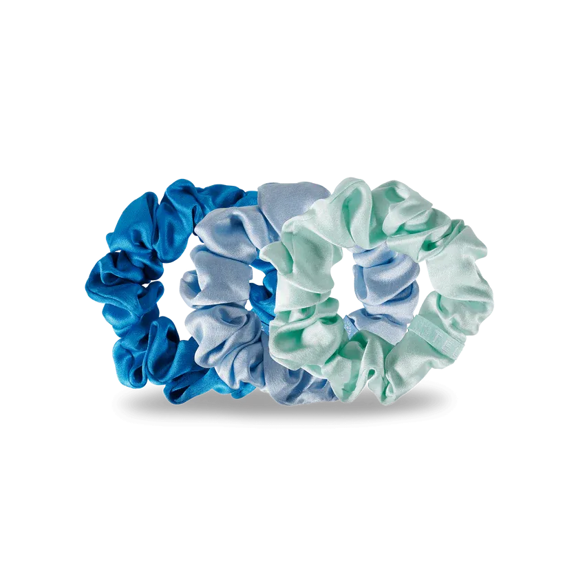 Teleties Blue My Mind Scrunchies - Large