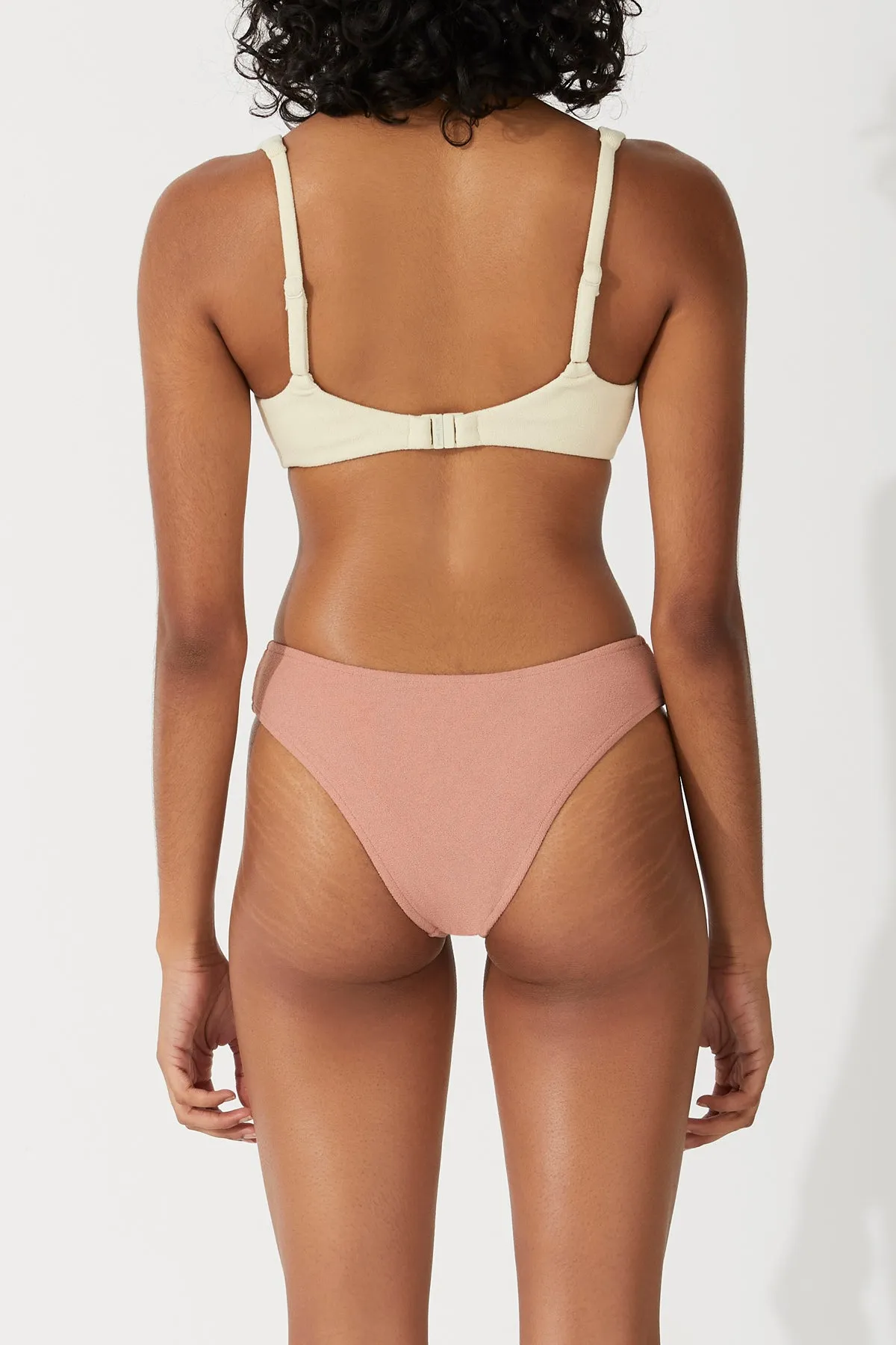 Terracotta Towelling Curve Brief