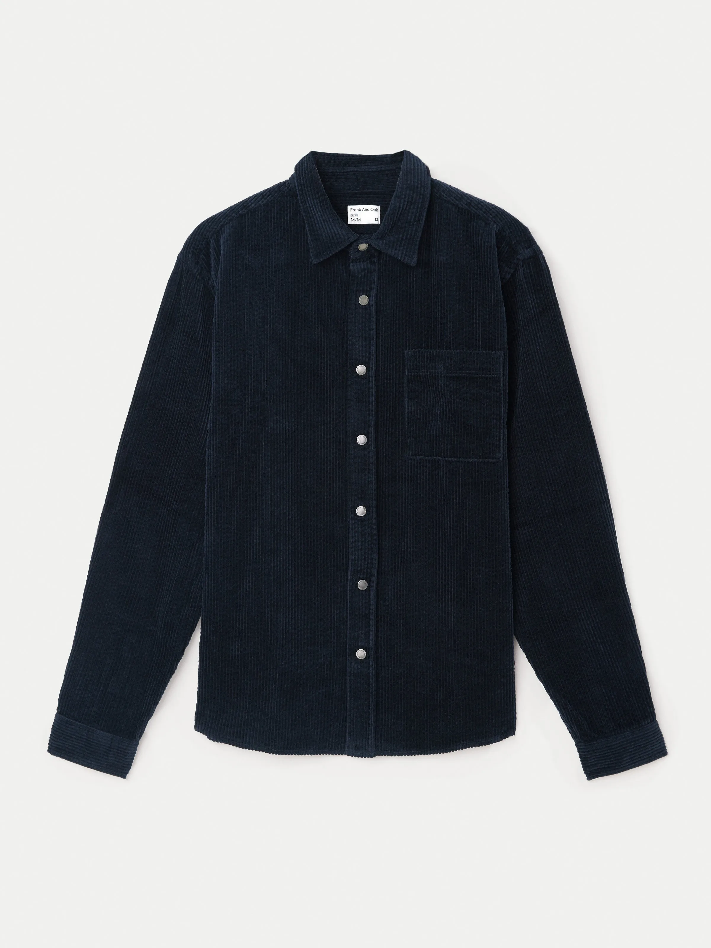 The Corduroy Shirt in Deep Blue