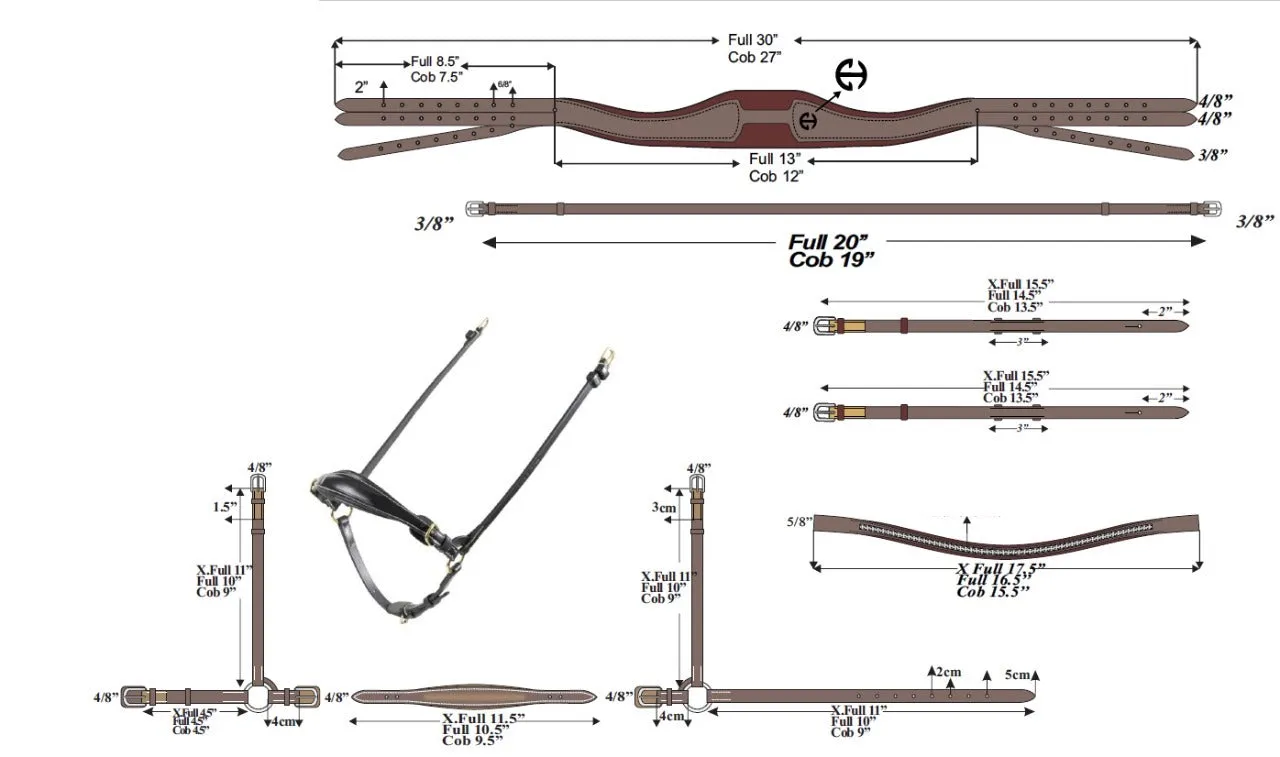 The Salzburg Patent Leather Drop Noseband Bridle