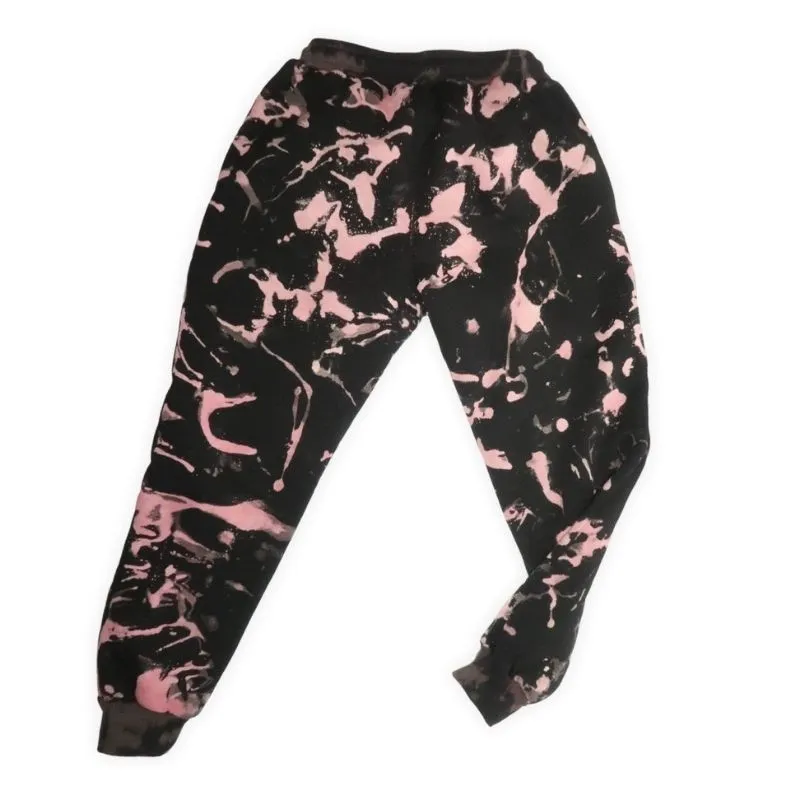 TIE DYE SWEATPANTS - PINK LOVE