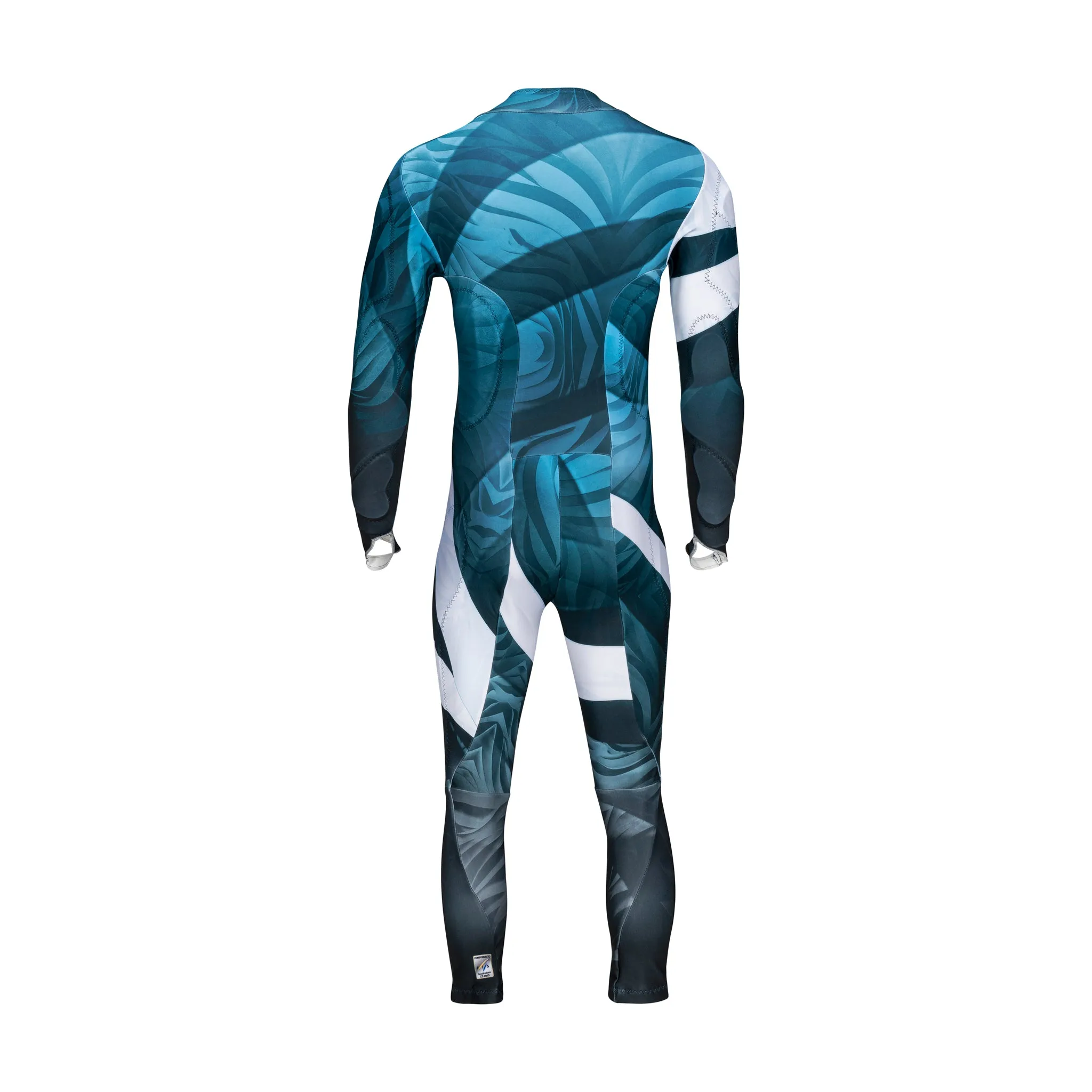 Tiger Adult Race Suit - Aqua/Blue