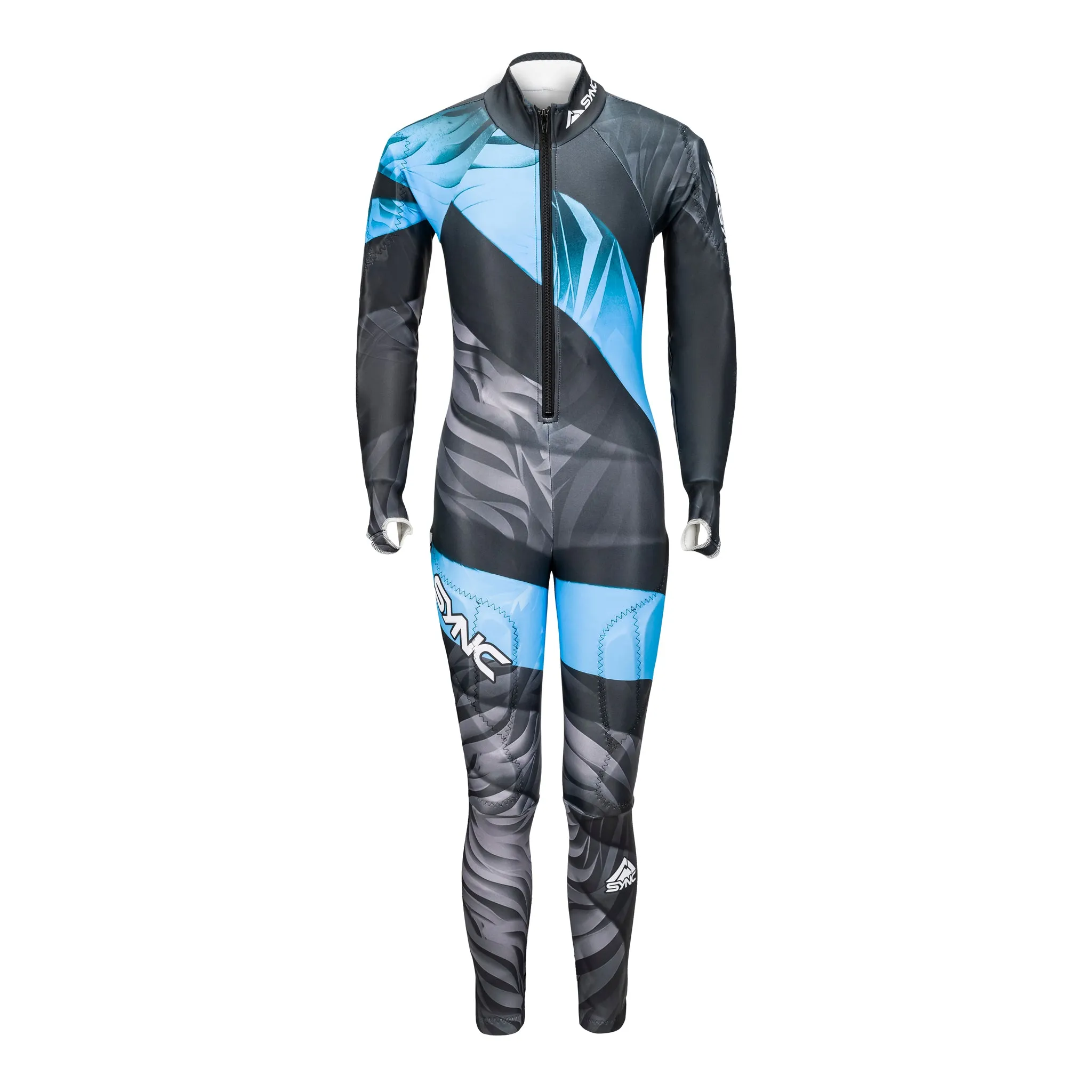 Tiger Kids Race Suit - Black/Blue