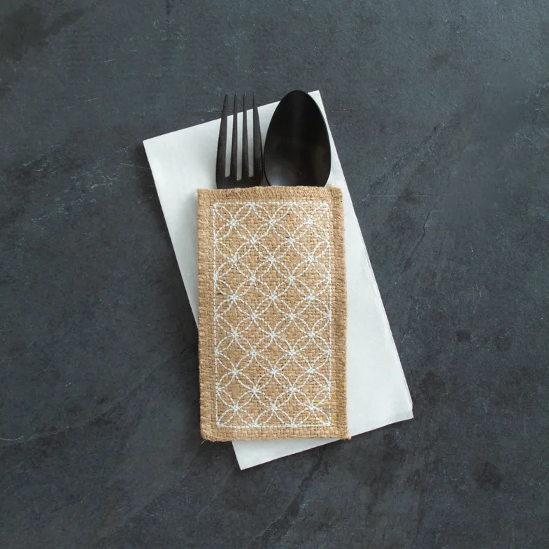 Trellis Cutlery Pouch Set of 8