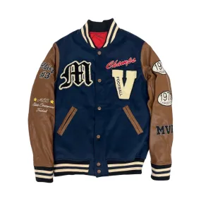 Valabasas “Chiefs” Deep Blue Varsity Jacket