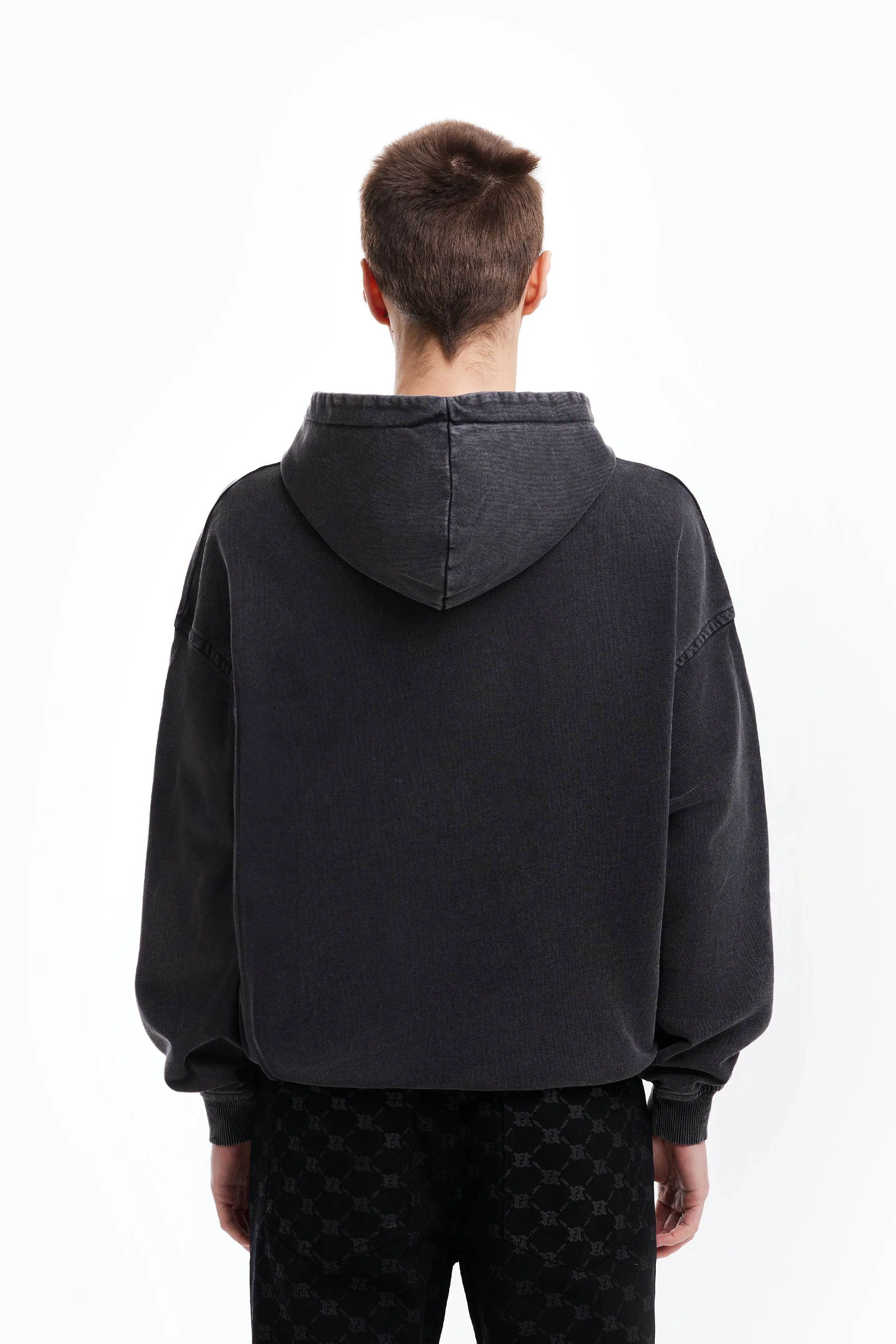 VEIL BLACK WASHED FRONTZIP