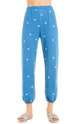 Wildfox Football Star Easy Sweat Pants